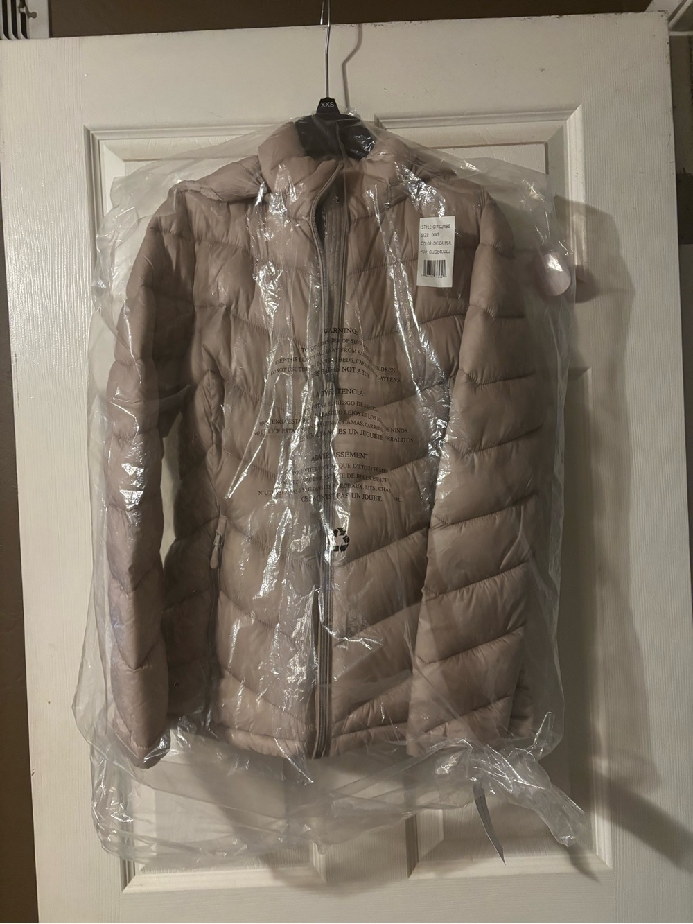 Lightweight Quilted Women's Jacket - Taupe